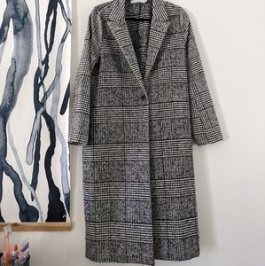 JustFab Women's Harringbone Trench Coat - XL